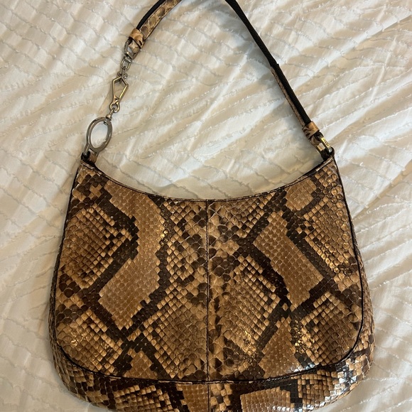 Prada Brown Python Shoulder Bag - Picture 2 of 6